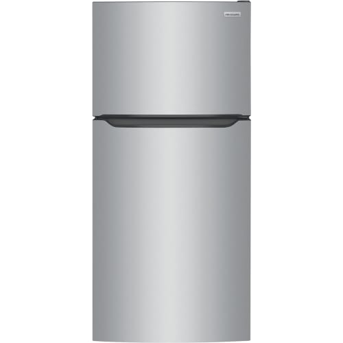 Frigidaire 18.3 Cu Ft Top Mount Refrigerator Glass Shelves, Stainless Steel